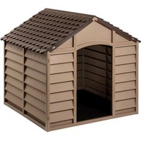 VidaXL Hundehütte Braun PP Hundehaus Hundehöhle Hundebox 86 cm, 84 cm, 82 cm von VIDAXL