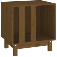 VidaXL Hundehütte Massivholz Kiefer Hundehöhle Hundebett braun 50 cm, 50 cm, 52 cm von VIDAXL