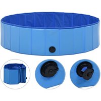 VidaXL Hunde-Pool blau 1,2 m, 30 cm von VIDAXL