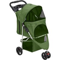 VidaXL Hundewagen 80x46x98cm (L x B x H) grün von VIDAXL