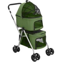 VidaXL Hundewagen 83x48x97cm (L x B x H) grün von VIDAXL