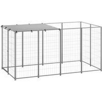 VidaXL Hundezwinger silber 2,2 m, 1,1 m, 1,1 m VidaXL Hundezwinger silber 2,2 m, 1,1 m, 1,1 m von VIDAXL