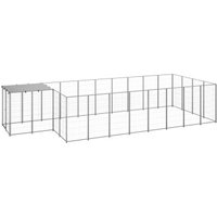 VidaXL Hundezwinger silber 5,5 m, 2,2 m, 1,1 m VidaXL Hundezwinger silber 5,5 m, 2,2 m, 1,1 m von VIDAXL