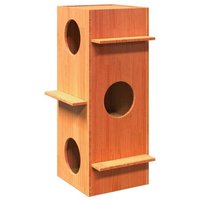 VidaXL Katzenhaus sandbraun VidaXL Katzenhaus sandbraun von VIDAXL