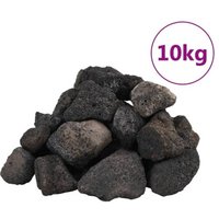 VidaXL Lavagranulat Schwarz 5-8 cm 10 kg von VIDAXL