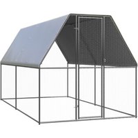 VidaXL Outdoor Hühnerkäfig mit Komplettüberdachung 2 m, 4 m, 2 m von VIDAXL