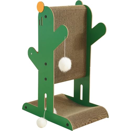 Kratzbaum für Katzen, Vertikale Sisal-Kratzbäume, Mehrstöckiger Plüsch-Katzenturm mit Kratzbäumen, Bett Im Sitzstangenstil, Katzenwohnung und Hängespielzeug für Katzen und Kätzchen von VIDECOR