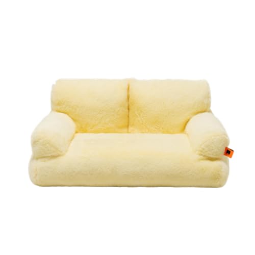 VIDECOR Modisches Katzensofa, Katzencouch – Flauschige, Kollabierbare Große Katzenbetten, Katzenmöbel, Wolken-Katzensofas mit Rutschfester Unterseite, 66 X 48 X 33 cm,C von VIDECOR