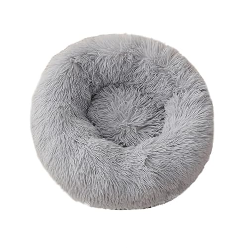 VIDECOR Rundes, Weiches, Flauschiges Hundebett – Höhlenbett für Kleine Hunde, Katzenbett, Selbstwärmendes Haustierbett, Haustierschlafbett für Kleine Hunde und Katzen,E-40cm von VIDECOR