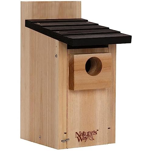 VIDECOR Vogelkäfig, Vogelkäfig, Natürlicher Vogelkäfig aus Holz, für Den Außenbereich, Dekoratives Vogelnest, Vogelkäfig, Vogelkäfig aus Holz für Den Außenbereich, Papageienkäfig für Afrikanische von VIDECOR