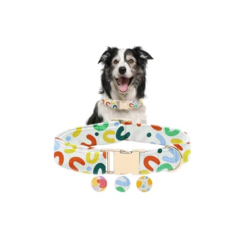 Hundehalsband mit Schleife, 3 Sets, Figur, langlebig, verstellbar, Halsband für kleine, mittelgroße und große Hunde, mit Metallschnalle, XL von VILARIS