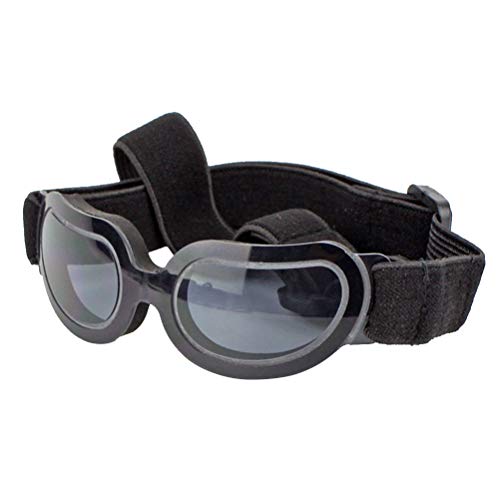 1stk Winddichte Hundebrille Brille Hundebrille Katzenbrille Mit Riemen Augenschutzbrille Für Hunde Hund Sonnenbrille Kleine Welpen-sonnenbrille Schnapsgläser Gurt Haustier von VILLCASE