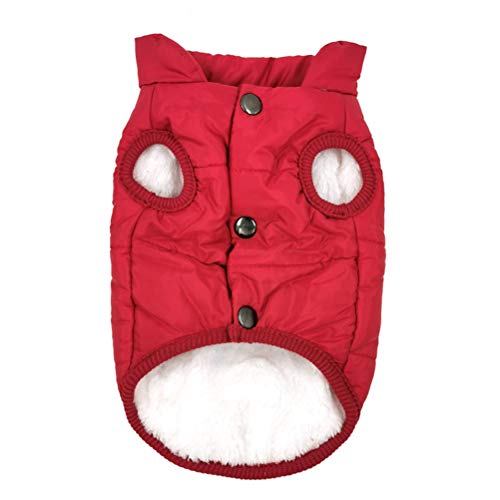 Hund Bei Kaltem Wetter Hund Haustier Winter Warme Winterkleidung Für Haustiere Warme Jacke Fleece-winterhund Fleece-mantel Gefütterter Warmer Hund Warmer Mantel Weste Der Hund von VILLCASE