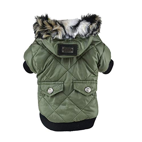 Hund Warme Weste Kleidung Hund Haustier Wintermantel Hund Warmer Hoodie Pet Winter Reißverschluss Kleidung Warme Winterkleidung Für Haustiere Jacke Mit Hut Haustier Hund von VILLCASE