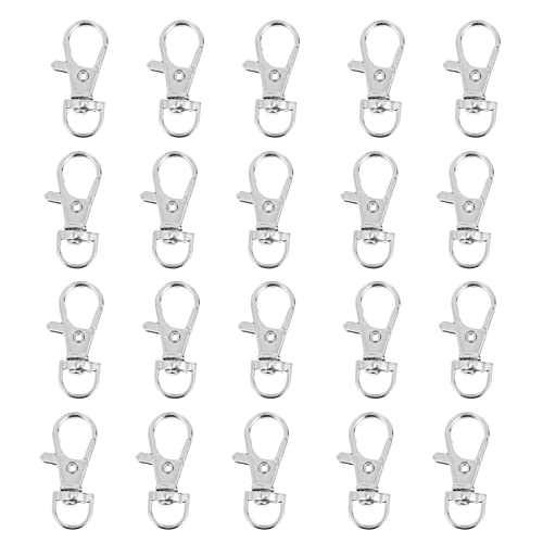 VILLCASE Türschnallenschloss 20Pcs Vogelk?figschl?sser Metall Lobster Klaue Klasze Schüttgut Anti- Escape Papagei Cage Snap Hooks Haustiertürstreifen für Vogelgeflügelk?fig von VILLCASE