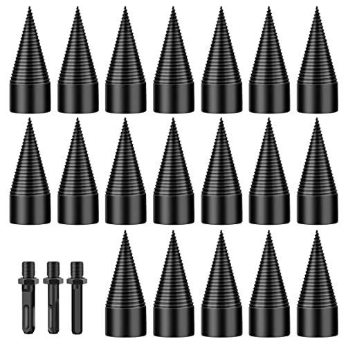 VILLCASE 1 Satz Holzspaltbohrer Elektrische Holzspaltbohrmaschine Abnehmbarer Holzspalter Handbohrer-Stick-bit Brennholzspalter Bohrer Bohren Elektrische Bohrmaschine Stahl Konisch von VILLCASE