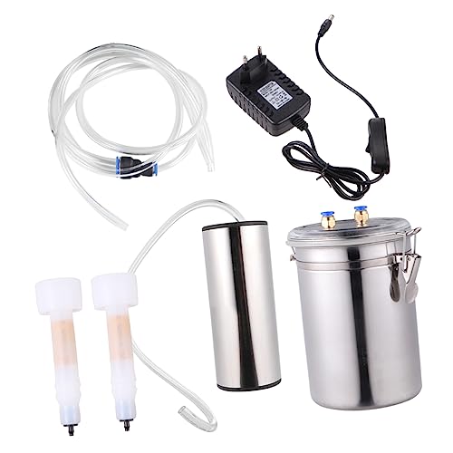 Milking Machine for Goat Vacuum Sheep Milker 2L Portable Pulse for Farm Household Milk (Plug) von VILLCASE