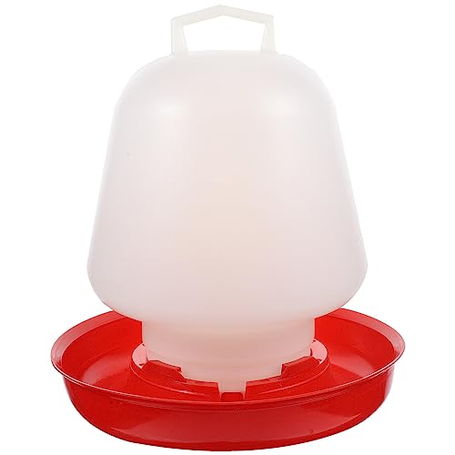 VILLCASE Geflügel Automatischer Bewässerung, 8L Verdickter Ententrinker Huhn Wasserfutterspender Wasserspender für Küken, Ente, Gans, Taube von VILLCASE