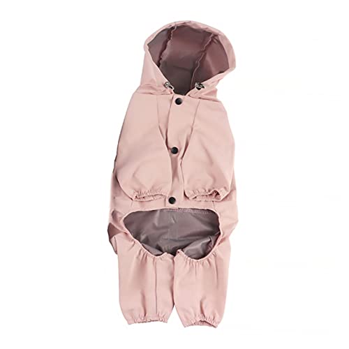 VILLCASE Regenmantel Für Haustiere Regenmantel Für Hunde Regenponcho Mit Kapuze Für Hunde Regenjacke Mit Kapuze Hunderegenmäntel Für Kleine Hunde Regenjacke Hund Großer Hund Jackenstoff Psm von VILLCASE