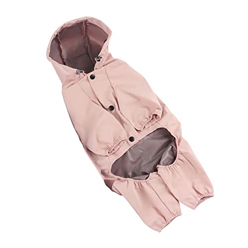 VILLCASE Haustierbekleidung Hunde-Kapuzenpullover Verstellbarer Regenmantel Reflektierende Hundejacke Für Auffällige Haustier-Outfits von VILLCASE