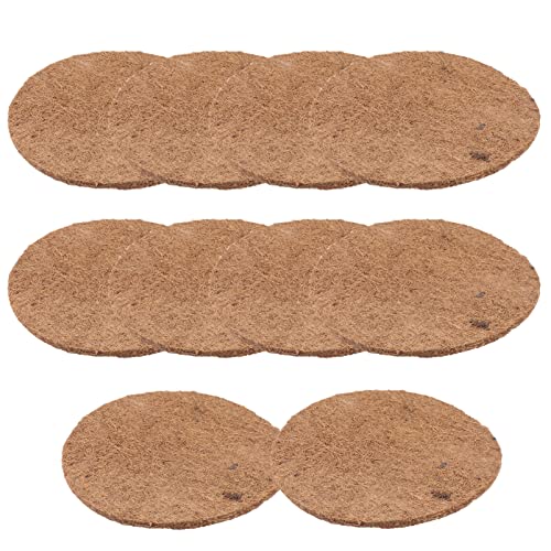 VILLCASE Zubehör Für Hühnerställe Hühnernistpads Taubennestpads 21Cm Durchmesser Taubennistmatten Atmungsaktive Nistpads Für Hühnerstall (10) Bist Material Tauben Kanarienvogel von VILLCASE