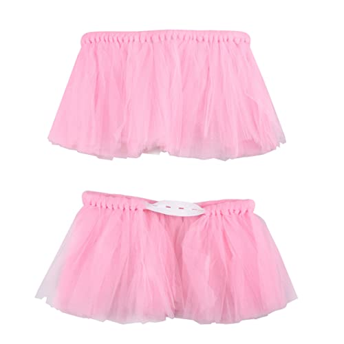 VILLCASE Mesh-Röcke Kurze Sommerkleider Kurzes Kleid Tutu-Rock Aus Gaze Süßer Hund Mesh-Rock Kleidung Haustier Sommerliches Haustierkleid von VILLCASE