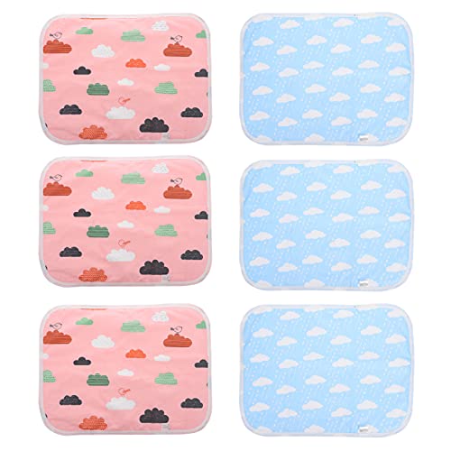 VILLCASE Meerschweinchen Käfig 6 Guinea Käfig Liner Wiederverwendbare Guinea Pig Pee Pads Anti- Slip Hoch Saugfähigen Guinea Bettwäsche Pet Training Pads für Meerschweinchen Gehege von VILLCASE