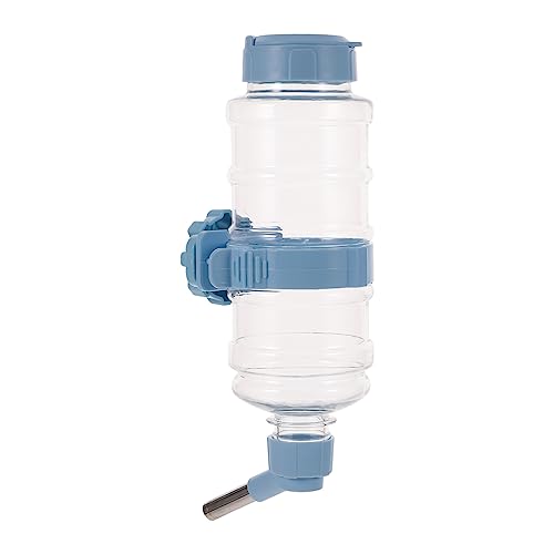 VILLCASE Meerschweinchen Trinkflasche Tropffrei Hamster Trinkflasche 473Ml Kaninchen Trinkflasche Hängend Kleintier Trinkflasche Für Frettchen Ratten Chinchillas (Himmelblau) von VILLCASE