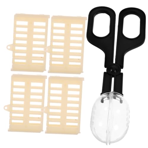 VILLFUL 1 Satz Bienenkönigin Käfigset mit Kunststoff Clips und Multifunktionalen Werkzeugen für Bienenzucht und Wiederverwendbare Imkereiausrüstung zur Sicherstellung Königinnenhaltung und VILLFUL 1 Satz Bienenkönigin Käfigset mit Kunststoff Clips und Multifunktionalen Werkzeugen für Bienenzucht und Wiederverwendbare Imkereiausrüstung zur Sicherstellung Königinnenhaltung und von VILLFUL
