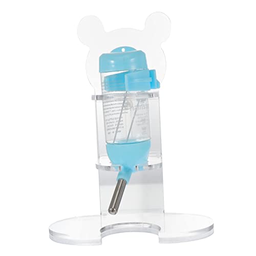 VILLFUL 1 Satz Hamster Flaschenhalter Hamsterflaschenständer Vertikaler Wasserkocherhalter Für Haustiere Wasserspender Für Haustierkäfige Kleiner Wasserspender Für Hunde Hundewasser Acryl von VILLFUL