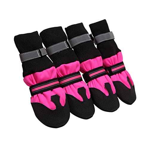 VILLFUL Luxuriöse Hundeschuhe Booties Für Hunde Bequeme Im Freien Modisch Rosy Größe XL von VILLFUL