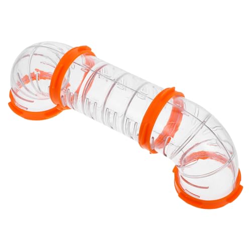 VILLFUL 1 Set DIY Käfigtunnel Hamsterkäfig Außenrohr DIY Verbindungsschiene Rattenhamsterkäfig Zubehör Abenteuer Außenrohre DIY Verbindungstunnel Hamsterkäfig Rohrverbinder von VILLFUL