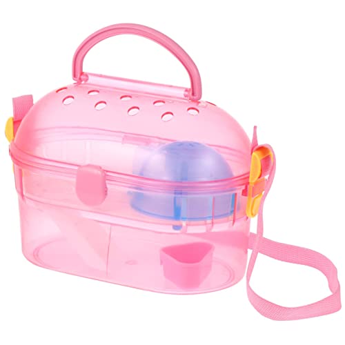 VILLFUL 1 Set Hamsterkäfig Hamster Transportkäfig Tragbare Hamster Tragetasche Hamster Tragekäfig Hasen Rucksack Kleiner Reisekoffer Kleintier Tragetasche Tierkäfig Outdoor Käfig von VILLFUL