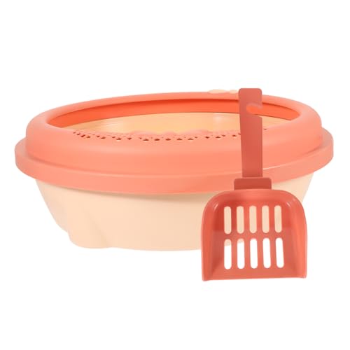 VILLFUL 1 Set Katzentoilette Katzenstreu Matte Streuschaufel Für Kleine Haustiere Katze Reisetoilette Spritzende Katze Haustierstreu Schaufel Haushalt Katzentoilette Katze Kätzchen von VILLFUL