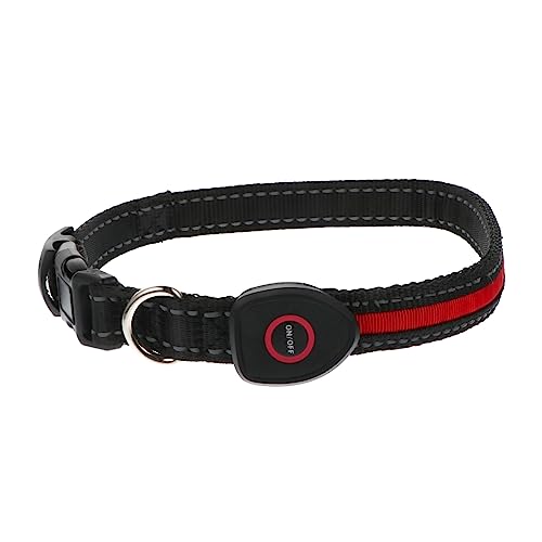 VILLFUL 1 Set Nacht Glühende Haustierhundkragen Blinkt USB-ladehundhundekragen (m 50cm) von VILLFUL