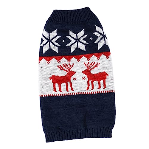 VILLFUL 1 Stück Kleidung Für Haustiere Haustierkleidung Weihnachts Welpenkostüm Katzenmantel Haustier Wintermantel Hundepullover Weihnachts Haustierbedarf Weihnachts Welpenkostüm von VILLFUL