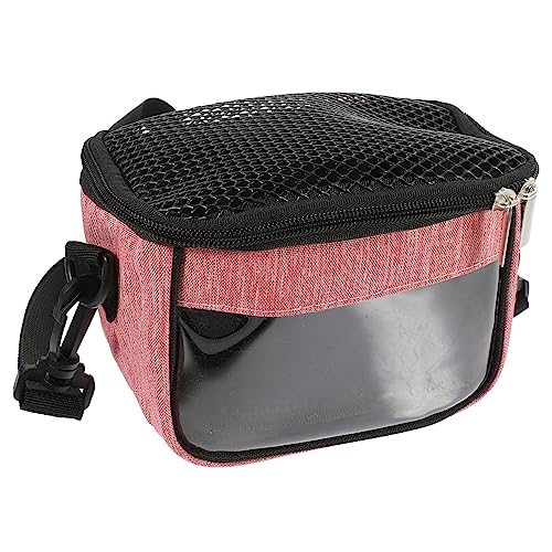 VILLFUL 1Stk Hamster aus Tasche Rucksackträger für Hamster Igel Reiseträger tragbare Hamstertrage tiertransporttasche Tiertransportbeutel Hamstertragetasche Outdoor-Igel-Handtasche Rosa von VILLFUL