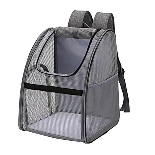 VILLFUL 1Stk Haustiertasche Hund Reisetasche für Katzen Welpenrucksack pet Backpack Tragbarer Haustierbeutel Seesäcke für unterwegs Welpengeschirr Katzentasche Mesh-Rucksack für Haustiere von VILLFUL