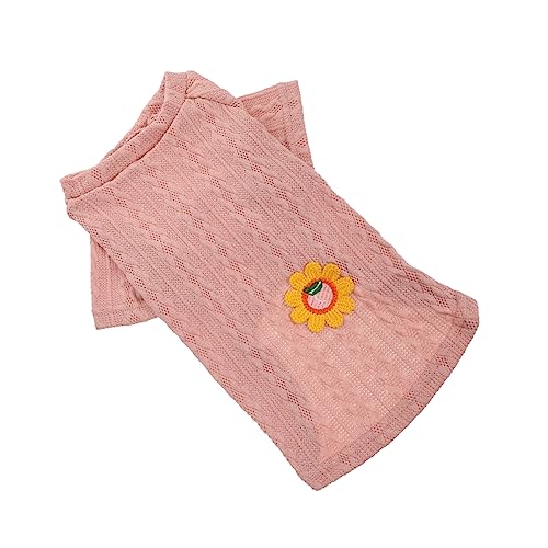 VILLFUL 1Stk Kleidung für Haustiere Hasen-Outfits Warmer Hundepullover Party-Festival-Hundepullover hundepulli Hunde Pulli Warmer Haustierpullover tägliches Haustierkostüm Stricken Rosa von VILLFUL