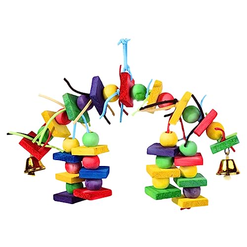 VILLFUL 1Stk Papageiennagespieße Vogelbissspielzeug Spielzeuge Spielzeug für Haustiere Snack spieße Holz Spielzeug Bird Toys Vogelspielzeug Haustier Spielzeug Vögel kauen Spielzeug hölzern von VILLFUL