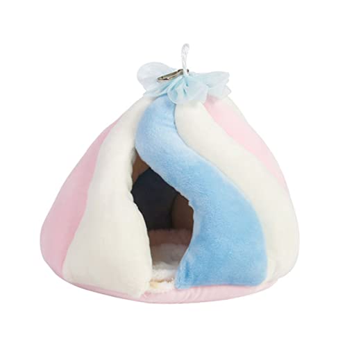 VILLFUL Haustier-schlafnest Käfig Kinderbett Meerschweinchen-hängematte Farbe: Bequem Mabogany-Material von VILLFUL