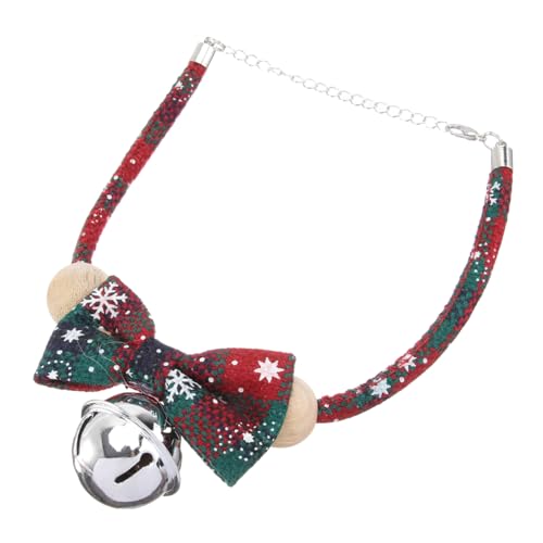 VILLFUL 1Stk des Haustierhalsbandes dekoratives Hundehalsband Weihnachtskostüm für Haustiere Verstellbares Haustierhalsband Weihnachtliches Haustierhalsband weihnachtsdeko Stoff von VILLFUL