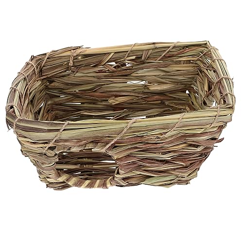 VILLFUL 1pc Hamster Gras Geflecht Haustier Nest Entzückende Warme Eichhörnchen Tier Nest von VILLFUL