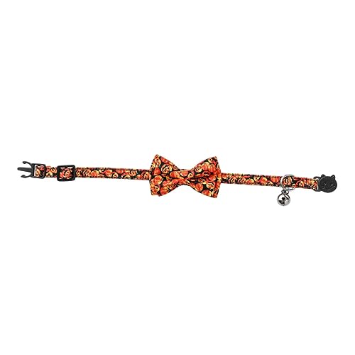 VILLFUL 1stk Halloween-Kragen Katzenhalsbänder Hund Katze Halsband Halloween-haustierhalsband Halloweenkostüm Halloween-welpe Haustier Hundehalsband Halloween-kätzchen Baumwolle Polyester von VILLFUL