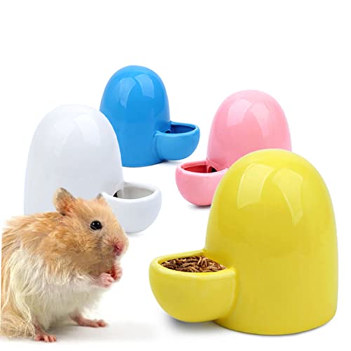 VILLFUL 200ml Automatischer Futter Und Wasserspender Für Kleine Haustiere Keramische Trinkschale Für Kaninchen Und Hamster Selbstentleerende Haustierbedarf von VILLFUL