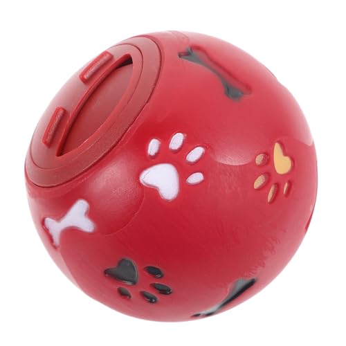 VILLFUL 2St undichtes Lebensmittelspielzeug Dogman-Spielzeug Hundezahnbürstenspielzeug Interactive Dog Toys Dog chew Toy Spielzeuge Hund leckt Futter Spielzeug Trainingsmaterial rot von VILLFUL