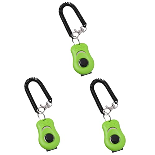 VILLFUL 3 Stücke Agility Training Tool Clicker Für Hundetraining Gehorsam Pfeife Für Welpen von VILLFUL