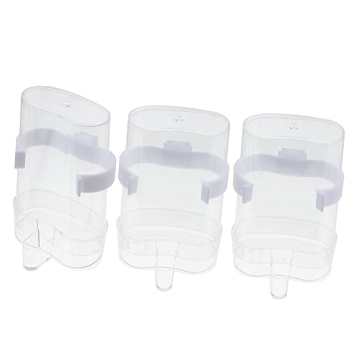 VILLFUL 3 Stück Teiliges Automatisches Vogeltrinksystem Wasserspender für Käfige Auslaufsicher Transparent für Vögel und Papageien Einfache Befüllung Käfigöffnung VILLFUL 3 Stück Teiliges Automatisches Vogeltrinksystem Wasserspender für Käfige Auslaufsicher Transparent für Vögel und Papageien Einfache Befüllung Käfigöffnung von VILLFUL