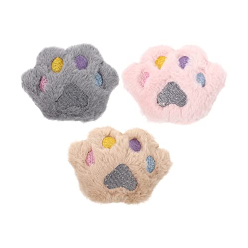 VILLFUL 3 Stücke Cat Murn Claws Zähne Schleifen Spielwaren Schleifen Catnip Toys Interaktives Plüschkatze Spielzeug von VILLFUL