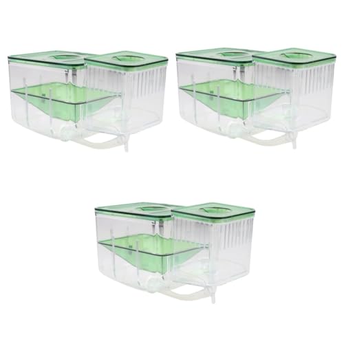 VILLFUL 3Er-Box Zuchtbecken für Aquarien Aquarienbrutkasten Schutzbereich für Fischbrut Sichere Aufzucht von Fischbrut Fischschalen für Goldfische lebender Fisch isoliertes Aufzuchtbecken von VILLFUL